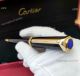 New Replica Cartier Santos-Dumont Ballpoint Black Pen (6)_th.jpg
